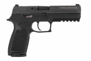 SIG Sauer P320 Texas Ranger Edition with Night Sights and One Riot, One Ranger engraved slide